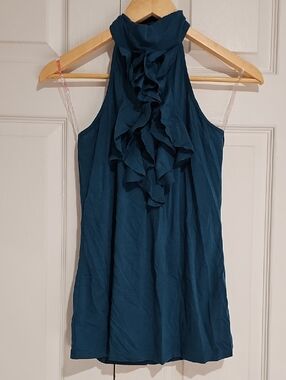 💙 Studio Y Ruffle Neck Halter Top | NWT 💙